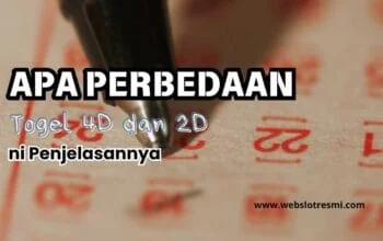 Apa Perbedaan Togel 4D dan 2D? Ini Penjelasannya!